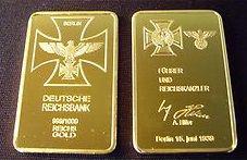 Německé zlaté cihly a mince. Sbírka - foto 5