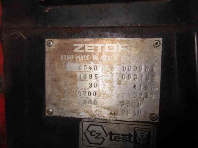 Traktor kolový Zetor 9540 - foto 7