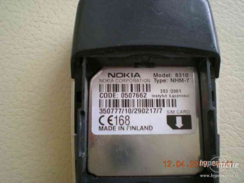 Nokia 8310 - plně funkční mobilní telefony z r.2001 - foto 10
