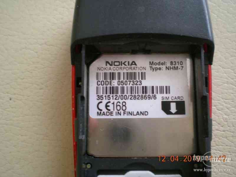Nokia 8310 - plně funkční mobilní telefony z r.2001 - foto 22