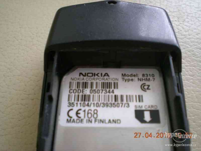 Nokia 8310 - plně funkční mobilní telefony z r.2001 - foto 26