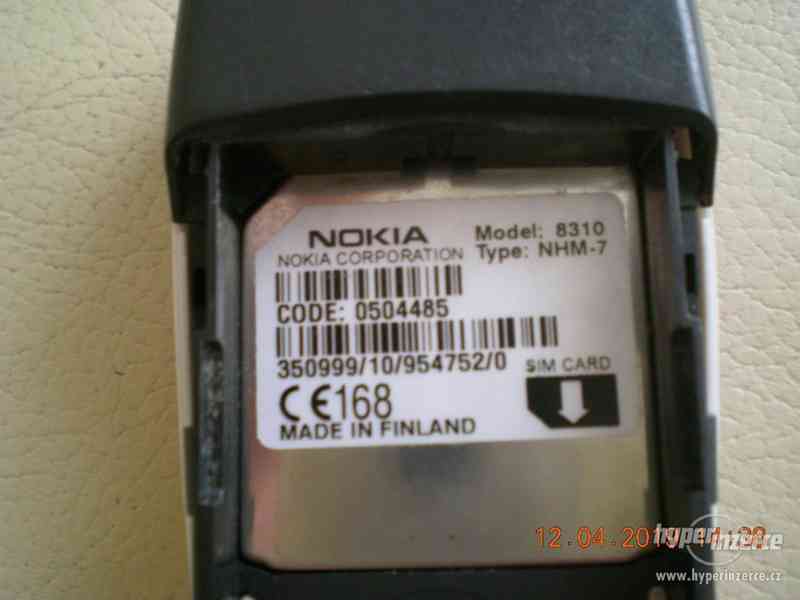 Nokia 8310 - plně funkční mobilní telefony z r.2001 - foto 34