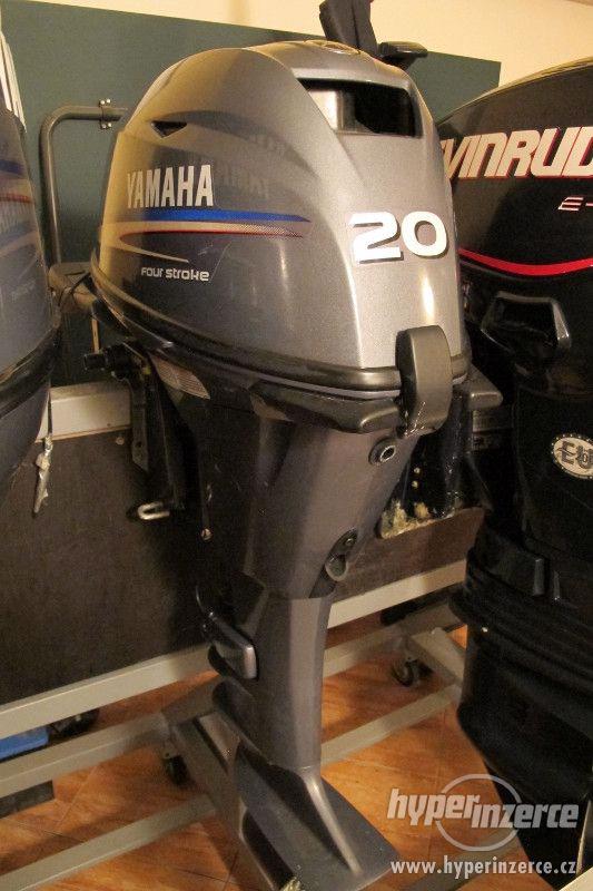 Lodní motor Yamaha 20hp, L, 2011, perfektní stav a cena - foto 1