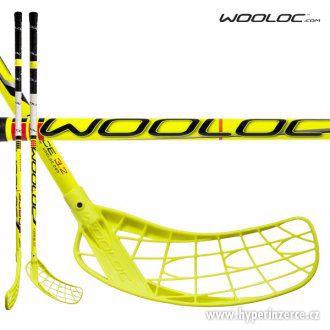 florbalová hůl Wooloc Force 3.2 Yellow 96 cm,pravá - foto 1