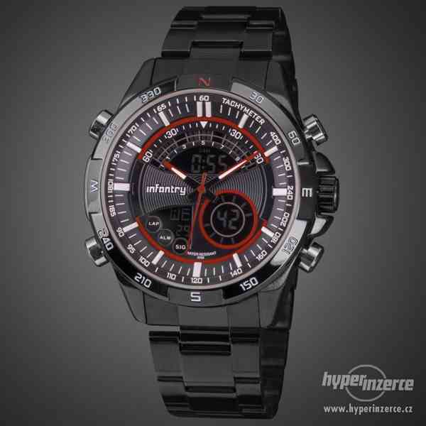 Luxusní značkové hodinky Infantry black/red - foto 4