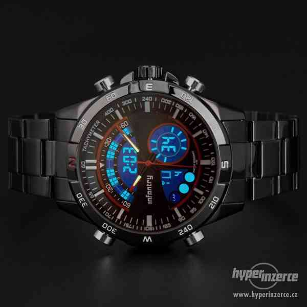 Luxusní značkové hodinky Infantry black/red - foto 5