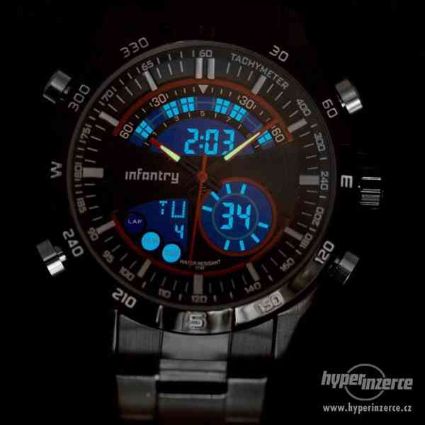 Luxusní značkové hodinky Infantry black/red - foto 6