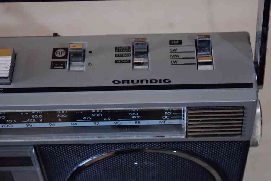 GRUNDIG RR 345 VINTAGE RÁDIO MAGNETOFON BOOMBOX !! - foto 4