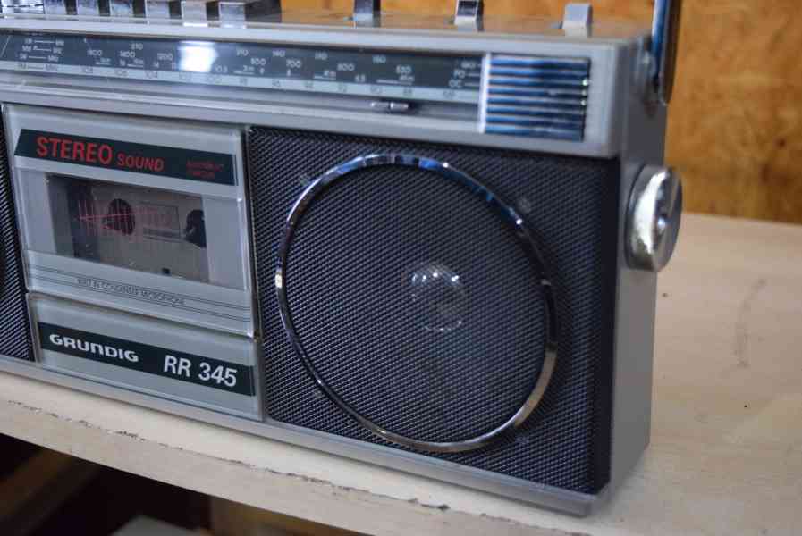 GRUNDIG RR 345 VINTAGE RÁDIO MAGNETOFON BOOMBOX !! - foto 7