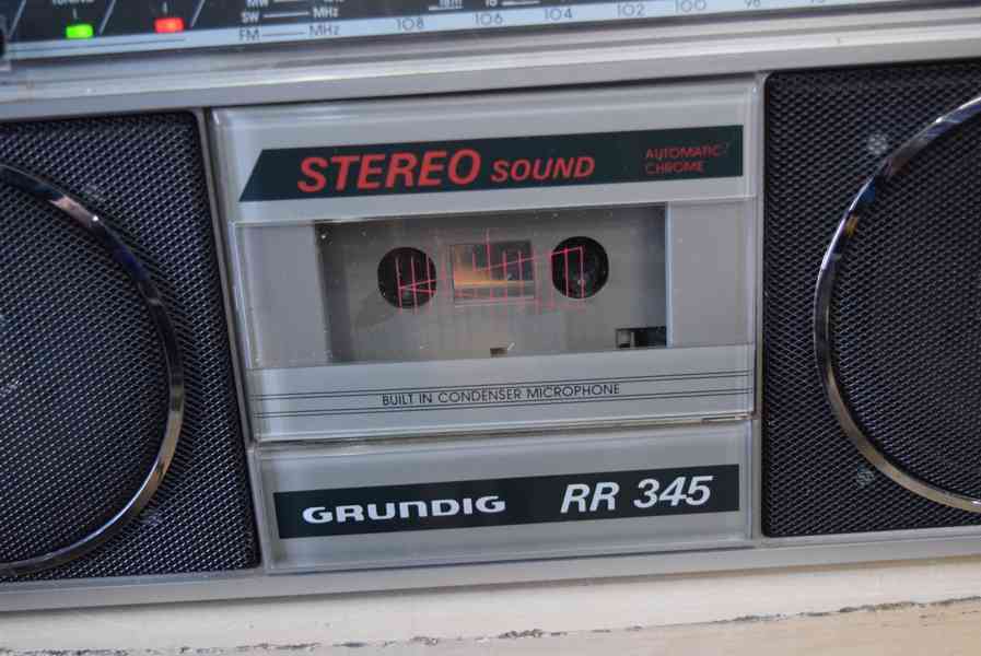 GRUNDIG RR 345 VINTAGE RÁDIO MAGNETOFON BOOMBOX !! - foto 6