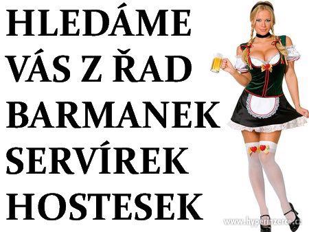 Hledáme zaměstnance z řad barmanek, servírek, hostesek - foto 1