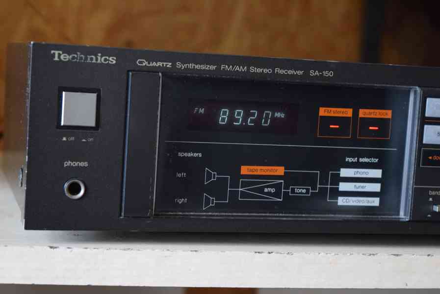 TECHNICS SA-150 LEVNÝ STEREO RECEIVER !! - foto 3