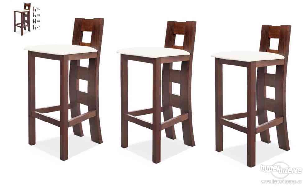 set 3ks Barová židle - možnost koupit i samostatně - foto 1