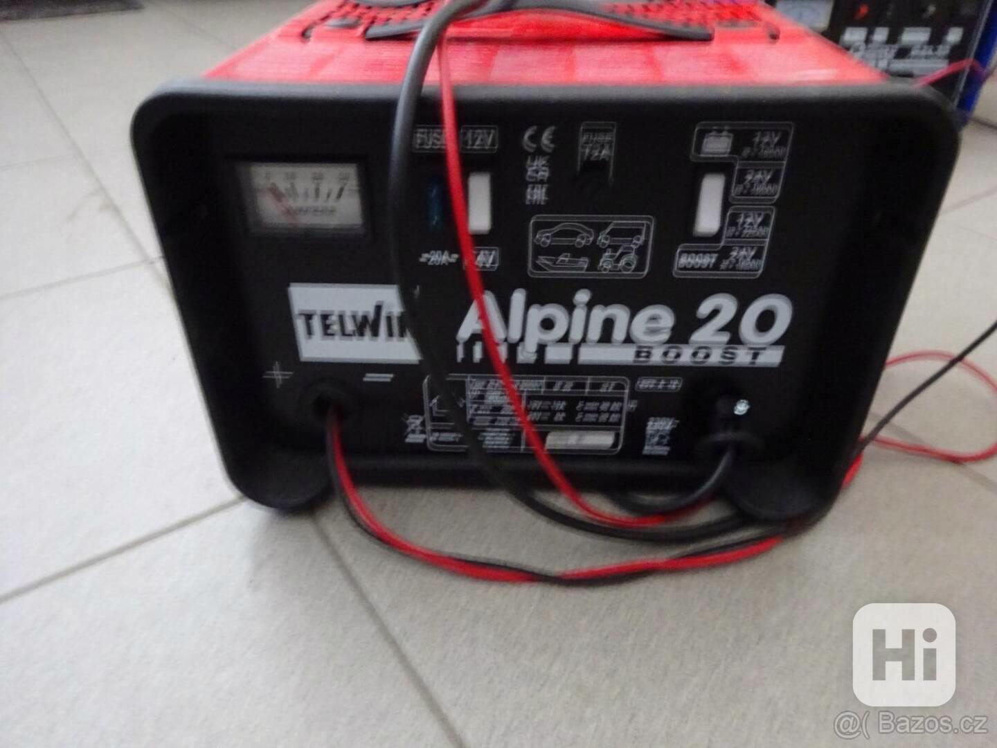 Nabíječka autobaterií TELWIN ALPINE 20 Boost 1224V - foto 1
