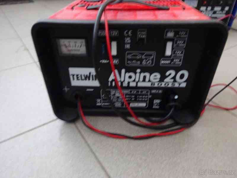 Nabíječka autobaterií TELWIN ALPINE 20 Boost 1224V - foto 1