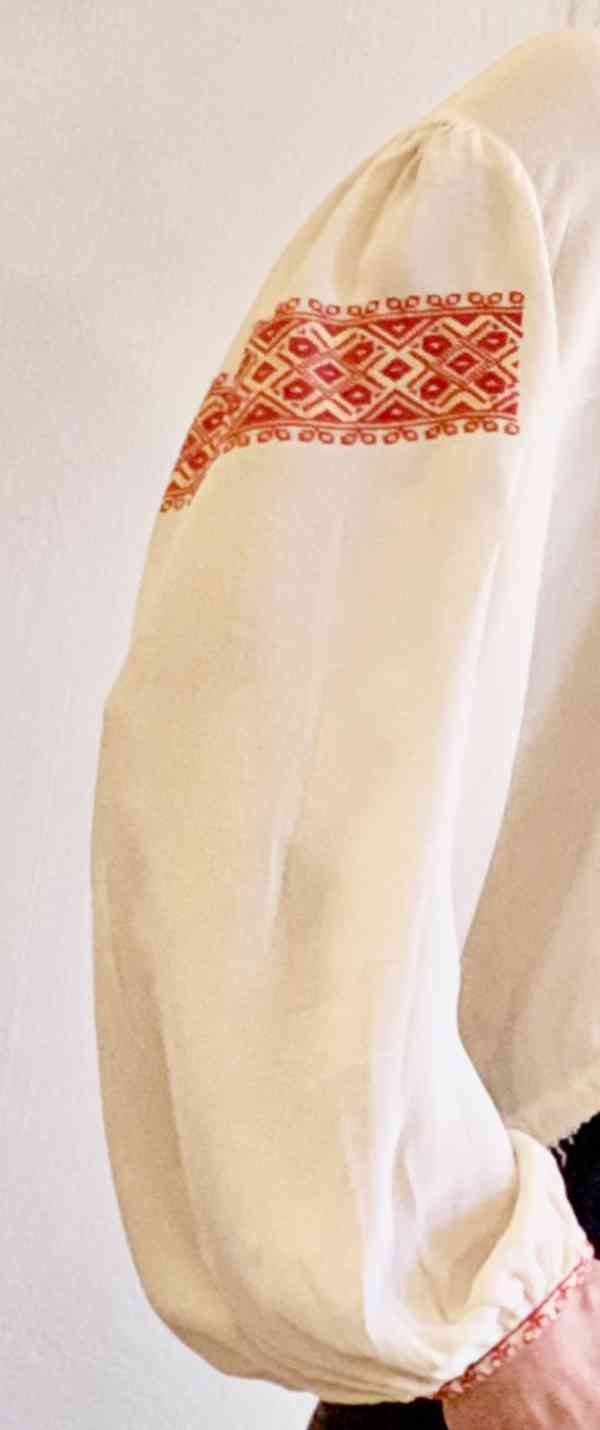 Retro - Originální Vyšívaná košile, Ukrajina, cca 60.–70. lé - foto 6