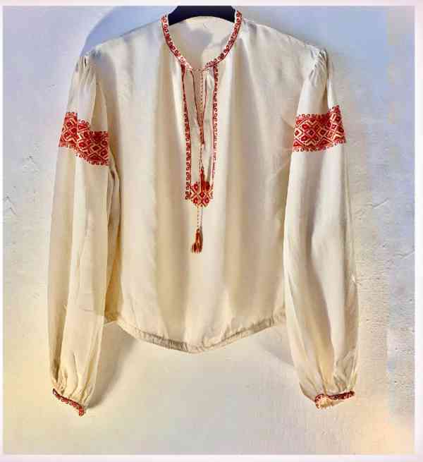 Retro - Originální Vyšívaná košile, Ukrajina, cca 60.–70. lé - foto 9