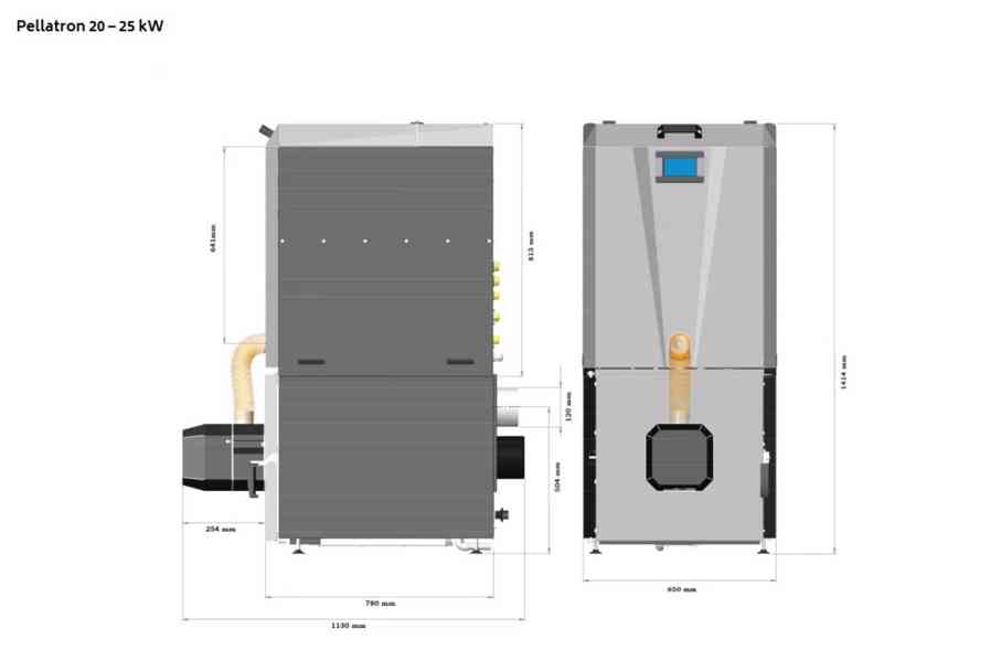 Ekologické vytápění na pelety 20 kW - foto 3
