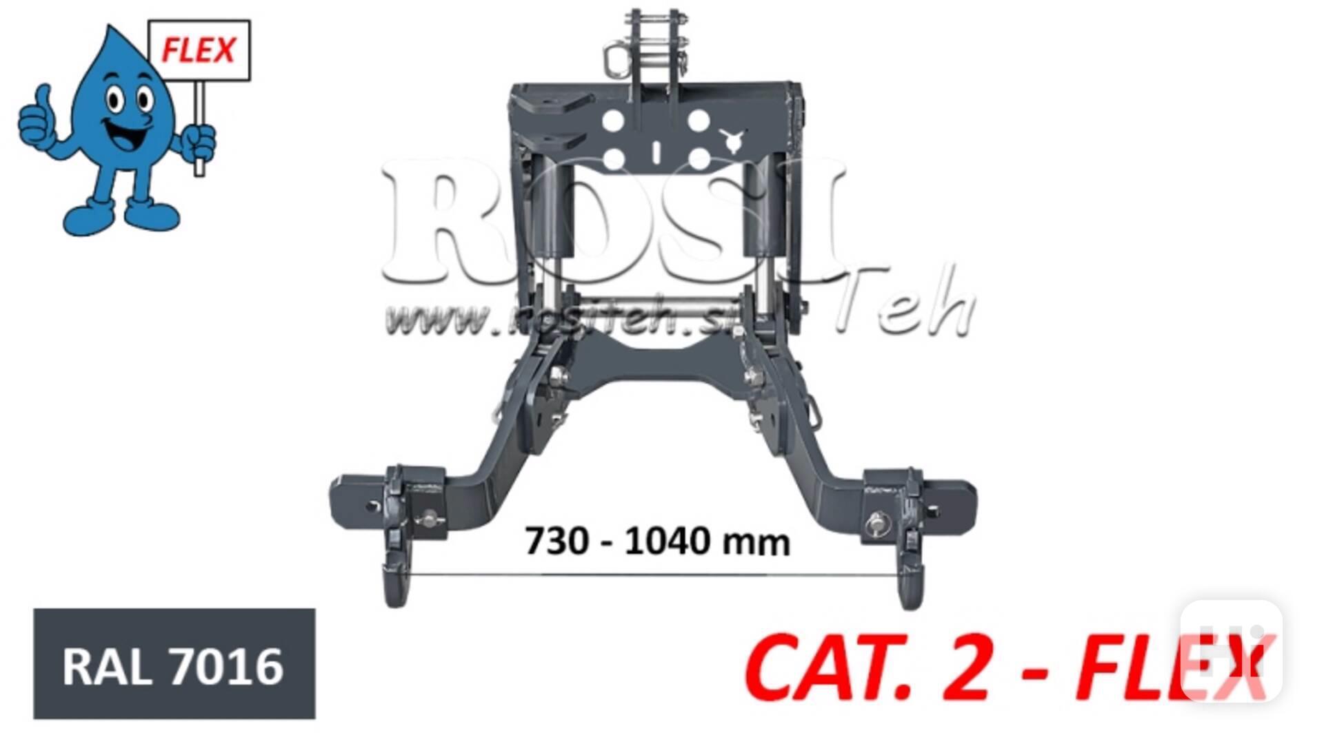 PŘEDNÍ HYDRAULIKA TRAKTORU FLEX 2KAT PRO TRAKTOR 1500KG - foto 1