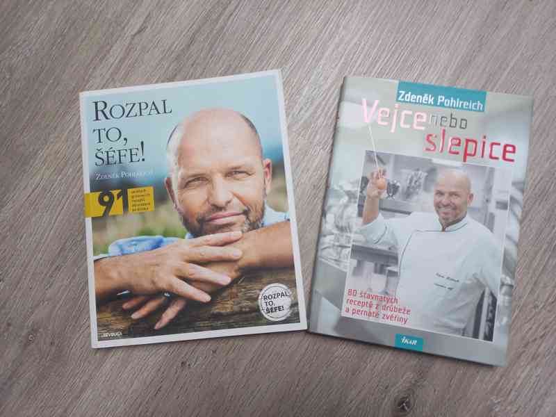 Knihy Zdeňka Pohlreicha: Rozpal to šéfe a Vejce nebo slepice - foto 1