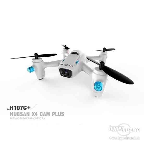 NOVÝ dron Hubsan X4 Cam Plus + ZÁRUKA A DÁREK - foto 1