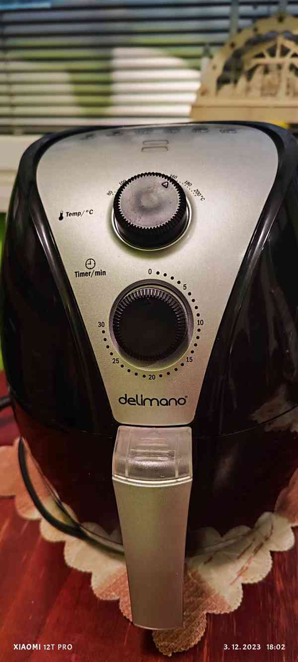Horkovzdušná fritéza Delimano - foto 2