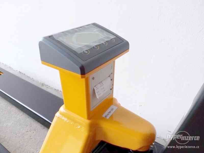 Paletový vozík s váhou a tiskárnou MV20MT - foto 5