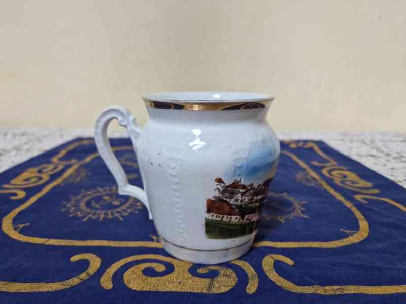 Sbírkový starý Hrnek Luže místopis - foto 4