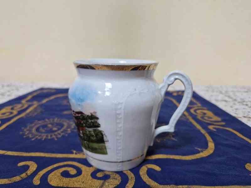 Sbírkový starý Hrnek Luže místopis - foto 5