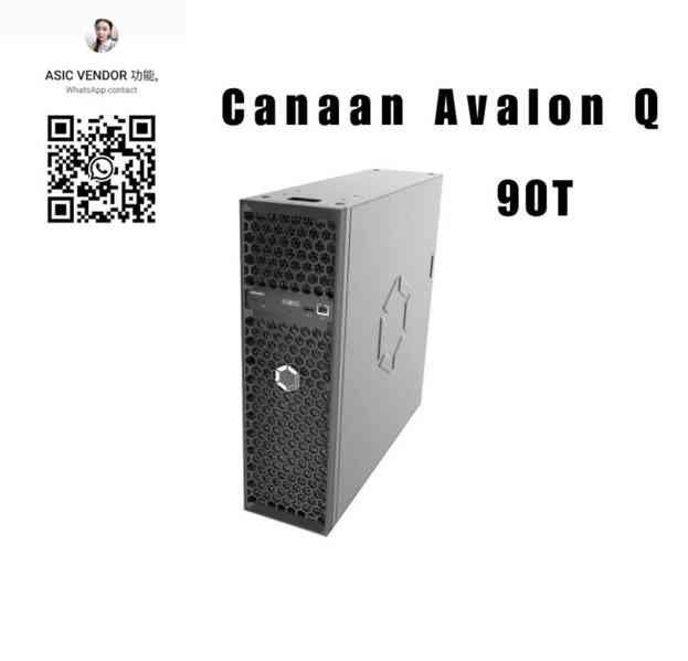 Bitcoin miner Canaan Server Avalon Q 90T BTC miner - foto 2