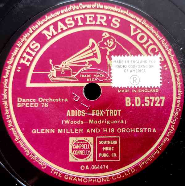 Glenn Miller Orchestra – tři šelakové gramodesky 1940/1941 - foto 13