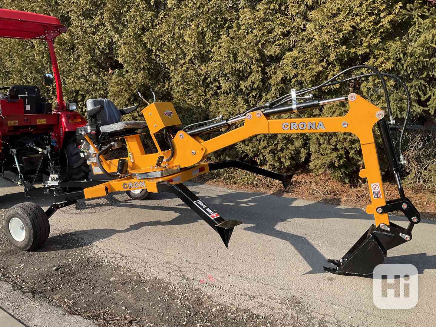 Bagr za ATV SPIDER 360 za čtyřkolku se lžící 20 cm - foto 1