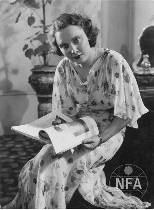 Lída Baarová autogram atelier Ströminger 1938, krásný stav - foto 5