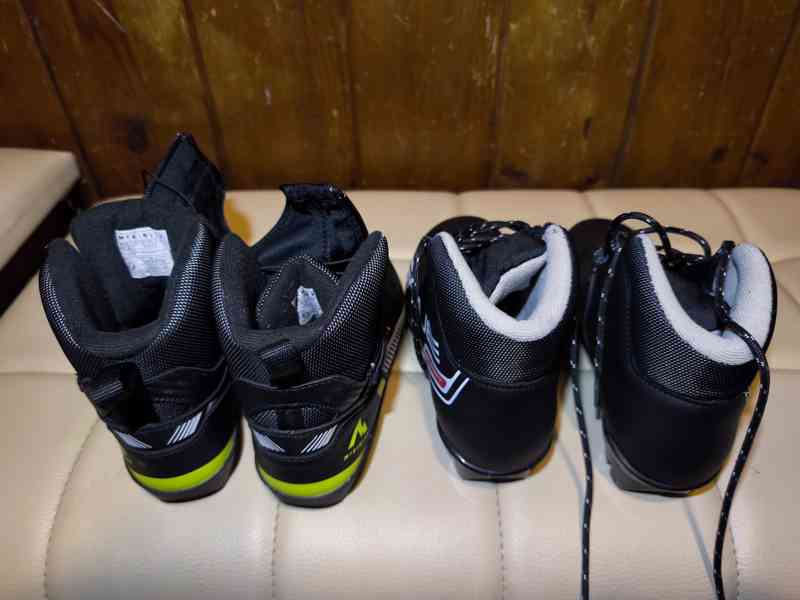 Běžky - Dětský běžkařský komplet set 140cm modrý, boty - foto 5