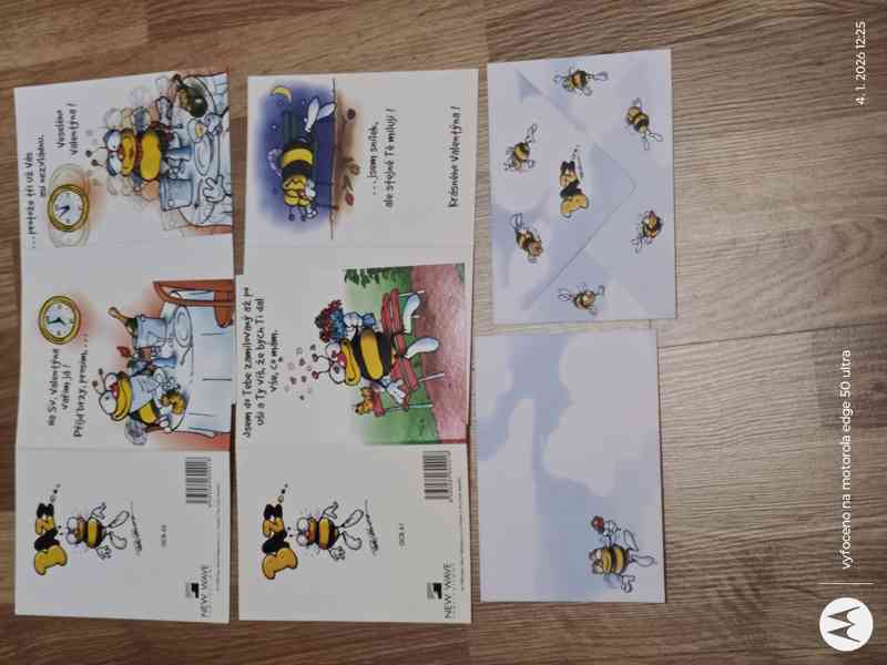 Výprodej vtipné Valentýnky s obálkou 50 kusů - foto 2