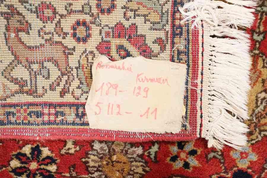 Orientální koberec Kerman. Signovaný. 205 X 129 cm - foto 7
