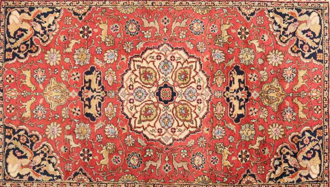 Orientální koberec Kerman. Signovaný. 205 X 129 cm - foto 2