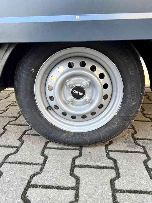 PRODÁM MOBILNÍ SKŘÍŇOVÝ PŘÍVĚS 750 kg – NOVÝ, NEPOUŽITÝ - foto 7