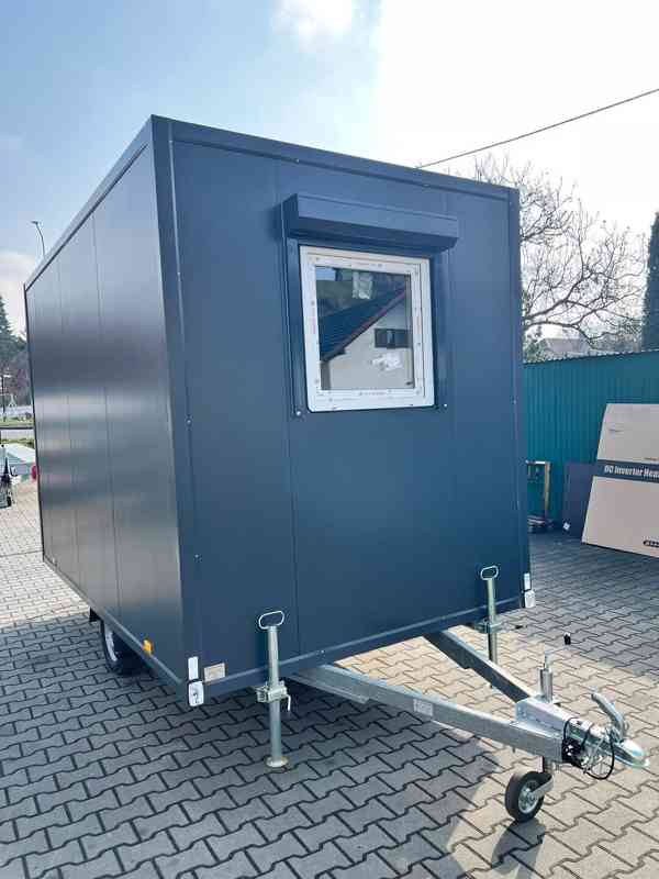 PRODÁM MOBILNÍ SKŘÍŇOVÝ PŘÍVĚS 750 kg – NOVÝ, NEPOUŽITÝ - foto 8