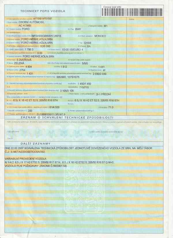Ford Mondeo combi (BWY) benzín - foto 6