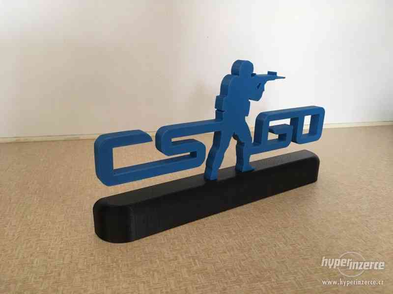 3D Tištěné logo CS-GO - foto 1