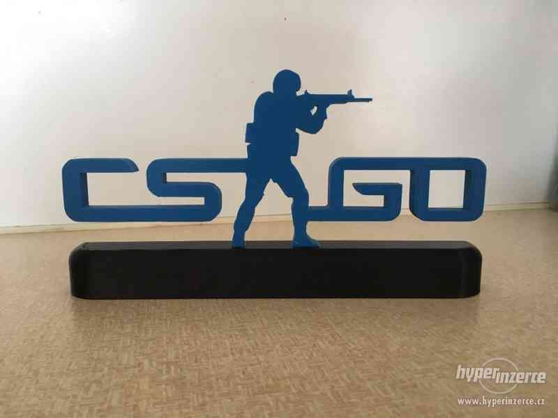 3D Tištěné logo CS-GO - foto 2