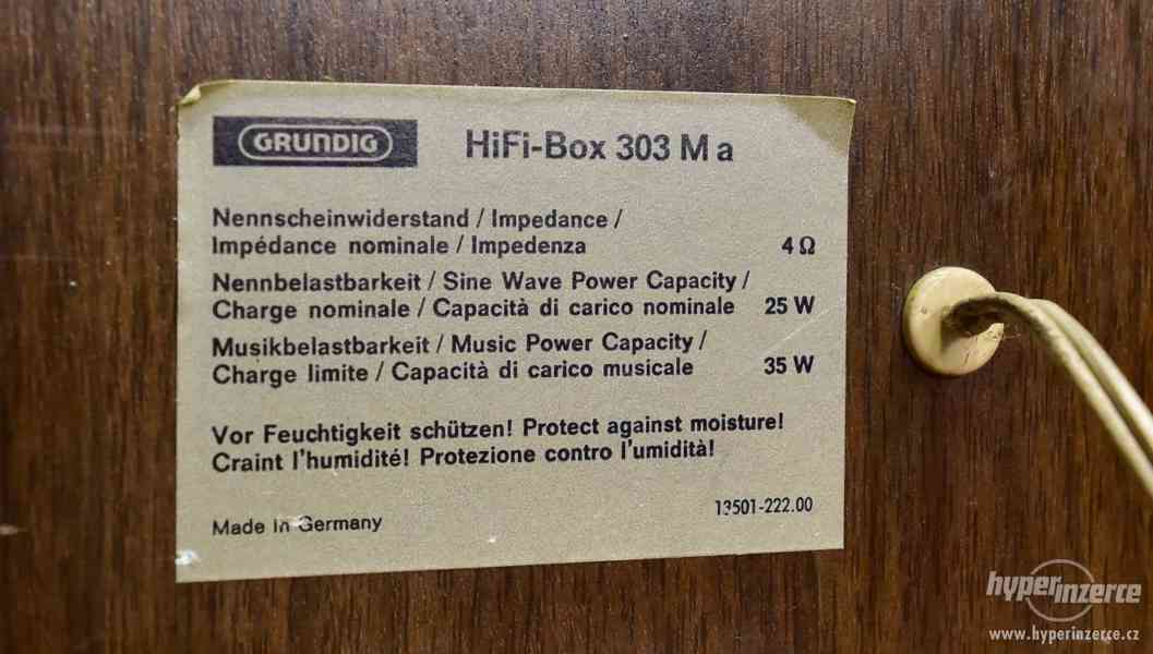 GRUNDIG HiFi-Box 303Ma - SIEMENS Lautsprecherbox RL 164 - foto 2