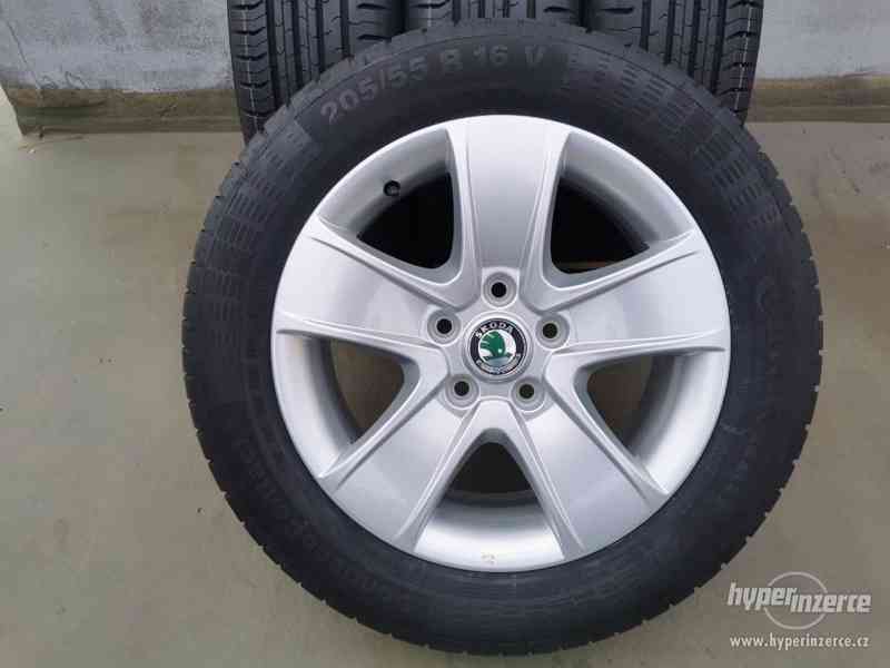 205/55R16 ALU KOLA OCTAVIA II 6,5x16 5x112 ET50 nová sada ko