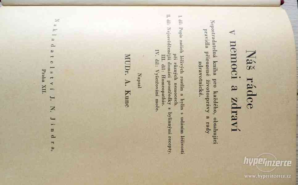 Starožitná kniha Náš rádce v nemoci a zdraví, rok vydání 193 - foto 5