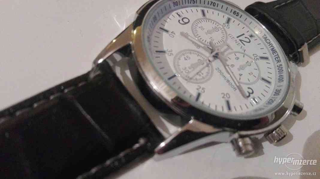 Nové sportovní pánské hodinky. Levné hodinky s Tachymetrem - foto 4