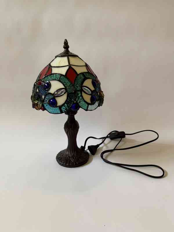Tiffany stolní lampa v secesním stylu - foto 5