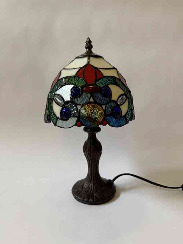 Tiffany stolní lampa v secesním stylu - foto 2