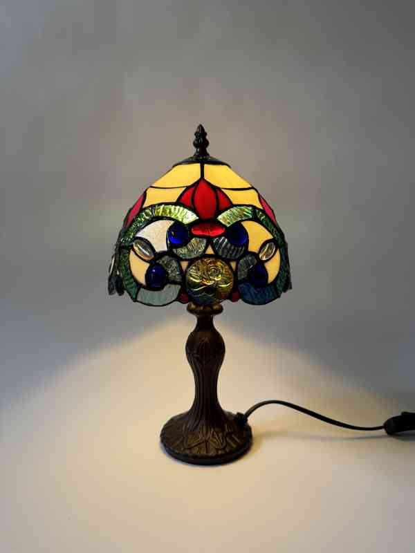 Tiffany stolní lampa v secesním stylu - foto 1