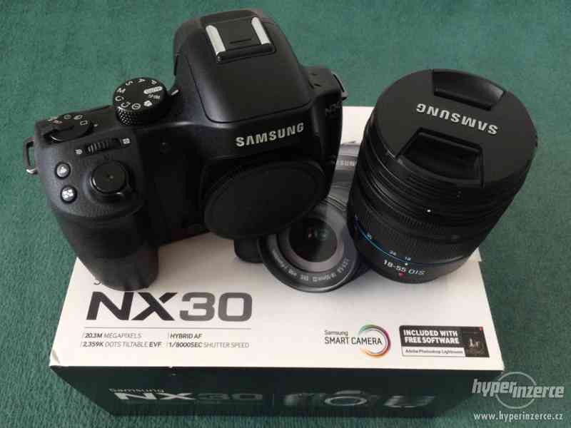 SAMSUNG NX30 + objektiv 18-55 mm a příslušenství - foto 2